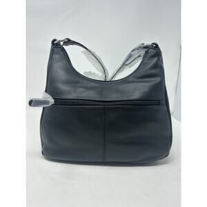 Giani Bernini Nappa Leather Hobo Bag Navy